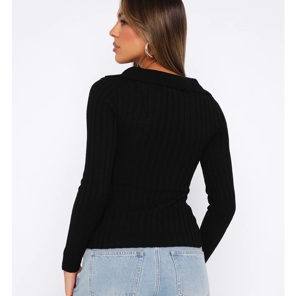 White fox knit long sleeve - Picture 2 of 3